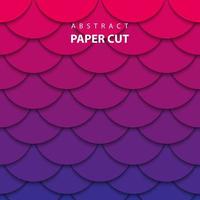 de fundo vector com formas de corte de papel de cor gradiente rosa e azul. Estilo de arte de papel abstrato 3D, layout de design para apresentações de negócios, folhetos, cartazes, estampas, decoração, cartões, capa de folheto.