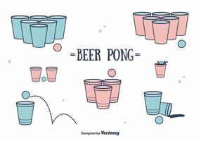 Cerveja Pong Vector