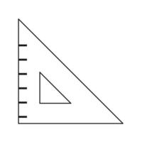 régua preto e branco triângulo-01 vetor