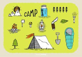 Vetores de Doodle Camp Dramado