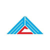 design criativo do logotipo da carta mcn com gráfico vetorial, logotipo simples e moderno do mcn em forma de triângulo. vetor