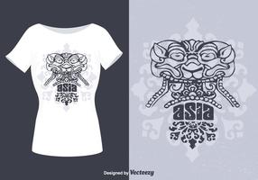 Design gratuito do t-shirt do vetor de Barong