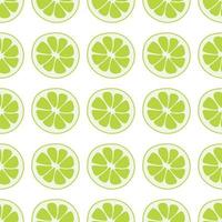 vetor de textura perfeita de limão. padrão de limão verde para design de impressão. design de ilustração vetorial de folha tropical de verão.