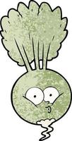 personagem de desenho animado vegetal vetor