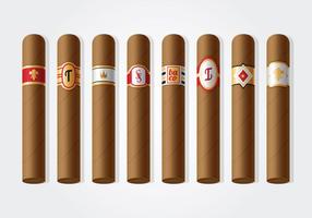 Vector de etiqueta de cigarro grátis