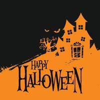 convites de festa de halloween ou fundo de cartões. modelo de ilustração de halloween para banner, pôster, panfleto, venda e todo o design. vetor