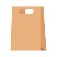 maquete de pacote ecológico de saco de papel