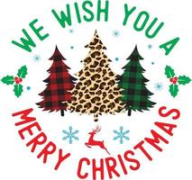 desejamos a você um feliz natal, feliz natal, papai noel, feriado de natal, arquivo de ilustração vetorial vetor