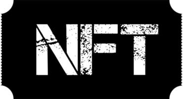 ícones nft logotipo nft ilustração vetorial nft vetor