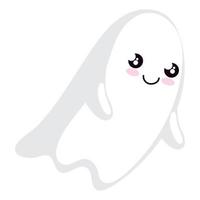 personagem de quadrinhos fantasma de halloween vetor