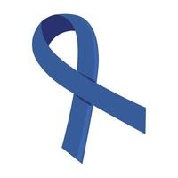 fita azul câncer de próstata vetor