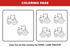 Desenhos de Tratores para colorir - Páginas de colorir imprimíveis  gratuitamente