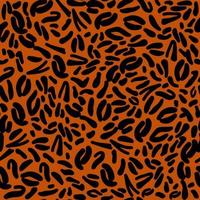 padrão sem emenda de pele de animal leopardo. modelo de impressão de tecido de natureza selvagem. design de papel de parede simples. vetor