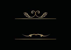 modelo de logotipo de luxo de letra inicial em arte vetorial para restaurante, hotel, heráldica, joias, moda e outras ilustrações vetoriais. vetor