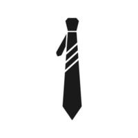 ícone de gravata, ícone de gravata em design plano moderno vetor