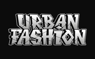 moda urbana palavra graffiti estilo letter.vector mão desenhada doodle ilustração logotipo dos desenhos animados. letras de moda urbana legal engraçadas, moda, impressão de estilo graffiti para t-shirt, conceito de cartaz vetor