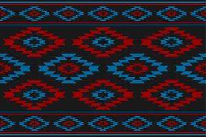 estilo de padrão tribal de tecido. padrão geométrico étnico sem costura tradicional. impressão de ornamento étnico asteca. vetor