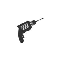 logotipo do ícone de perfuração vetor