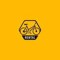 vetor de logotipo de bicicleta