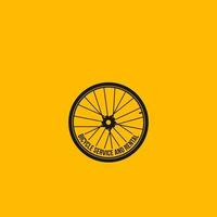 vetor de logotipo de bicicleta