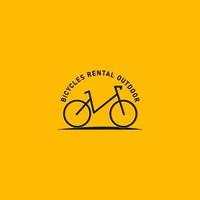 vetor de logotipo de bicicleta