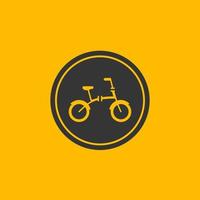 vetor de logotipo de bicicleta