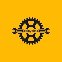 vetor de logotipo de bicicleta