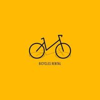 vetor de logotipo de bicicleta