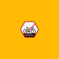 vetor de logotipo de bicicleta