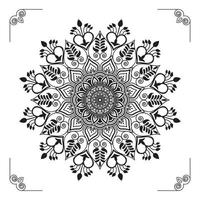 design de fundo de mandala ornamental de luxo criativo, moderno, abstrato e profissional ou vetor de design de padrão