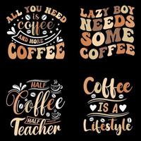 elemento de design de café, vetor de xícara de café, camiseta de café, ilustração gráfica