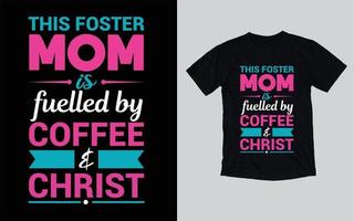 dia das mães amor mãe t-shirt design vetor