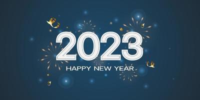 celebração festival véspera de ano novo feriado véspera de ano novo dia de ano novo 2023 vetor