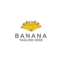 vetor de design de ícone de logotipo de banana