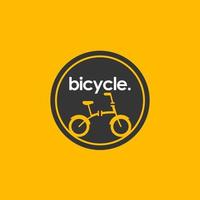 vetor de logotipo de bicicleta