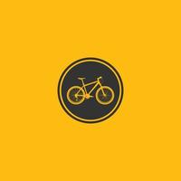 vetor de logotipo de bicicleta