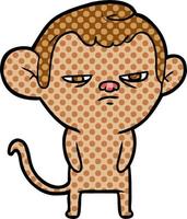 personagem de desenho animado de macaco vetor