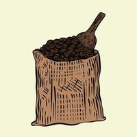 ilustração de estoque de café vintage vetor