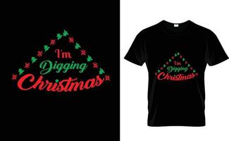 estou curtindo o natal... camiseta personalizada vetor