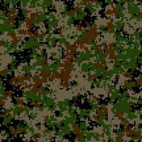 camuflagem de pixel para um uniforme do exército de soldado. design de tecido camuflado moderno. fundo de vetor militar digital.