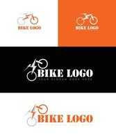 logotipo da bicicleta vetor