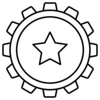 emblema estrela que pode facilmente modificar ou editar vetor