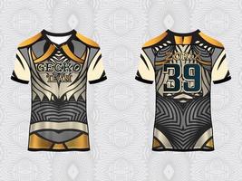 uniforme de roupas de manga raglan abstrata vetor