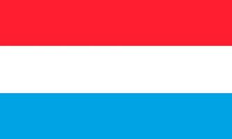 bandeira do Luxemburgo. símbolo do dia da independência, jogo de esporte de lembrança, linguagem de botão, ícone. vetor