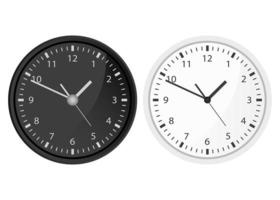 conjunto de relógios isolados