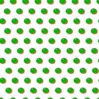 padrão sem emenda em estilo retro com balões verdes de ponto pattern.new em um fundo branco. vetor