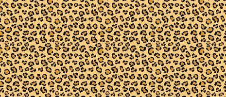 pele de rendilhado de leopardo com fundo amarelo. manchas africanas com contornos de esquema de camuflagem puma preto na cor do vetor de leopardo branco.