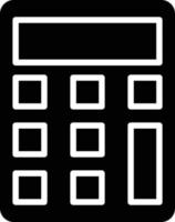 estilo do ícone da calculadora vetor