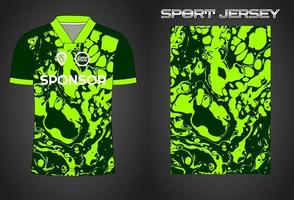 modelo de design de camisa de esporte de camisa de futebol vetor