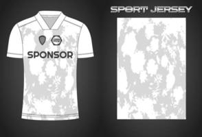 modelo de design de camisa de esporte de camisa de futebol vetor